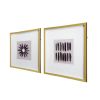 23.5' x 23.5" Grace Purple Agate Shadow Boxes Wall Art, Set of 2