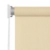Outdoor Roller Blind Cream 31.5"x90.6" HDPE