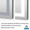 72-in W x 36-in H LED Lighted Rectangular Fog Free Frameless Bathroom Vanity Mirror