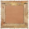 Mirror 19.7"x19.7" Solid Mango Wood