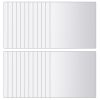 48 pcs Mirror Tiles Square Glass