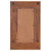 Mirror with Buddha Cladding 19.7"x31.5" Solid Reclaimed Wood