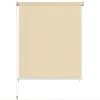 Outdoor Roller Blind Cream 31.5"x90.6" HDPE
