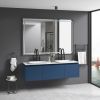 48x 48Inch LED Mirror Bathroom Vanity Mirror with Back Light, Wall Mount Anti-Fog Memory Large Adjustable Vanity Mirror