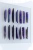23.5' x 23.5" Grace Purple Agate Shadow Boxes Wall Art, Set of 2