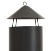 Garden Stove with Grid and Poker 18.5"x18.5"x53.4" Steel
