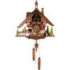 Wall clock Decor Deer Park Mill Station Mechanism Hand Made in USA Chalet-Style 33cm Quartz-Movement Quiet Home Clock