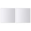 48 pcs Mirror Tiles Square Glass