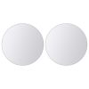 16 pcs Mirror Tiles Round Glass